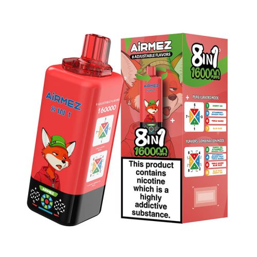 Airmez 160000 Puffs 8 Flavors Disposable Vape