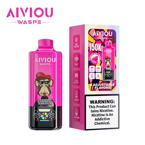 Waspe Aiviou 150000 Puffs 6 Flavors Disposable Vap