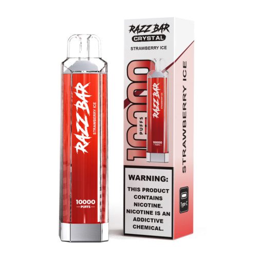Razz Bar Crystal 10000 Puffs Disposable Vape
